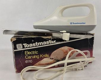 Toastmaster Electric Carving Knife 6110 Vintage Working Complete W/box