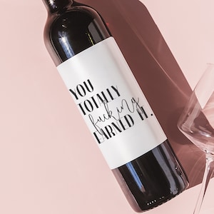 New job wine label, Promotion Gift, New Job Gift for her, Gift for him, NEW JOB GIFT, Congratulations Gift, champagne label