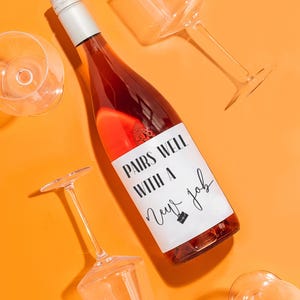 a bottle of wine sitting on top of a table