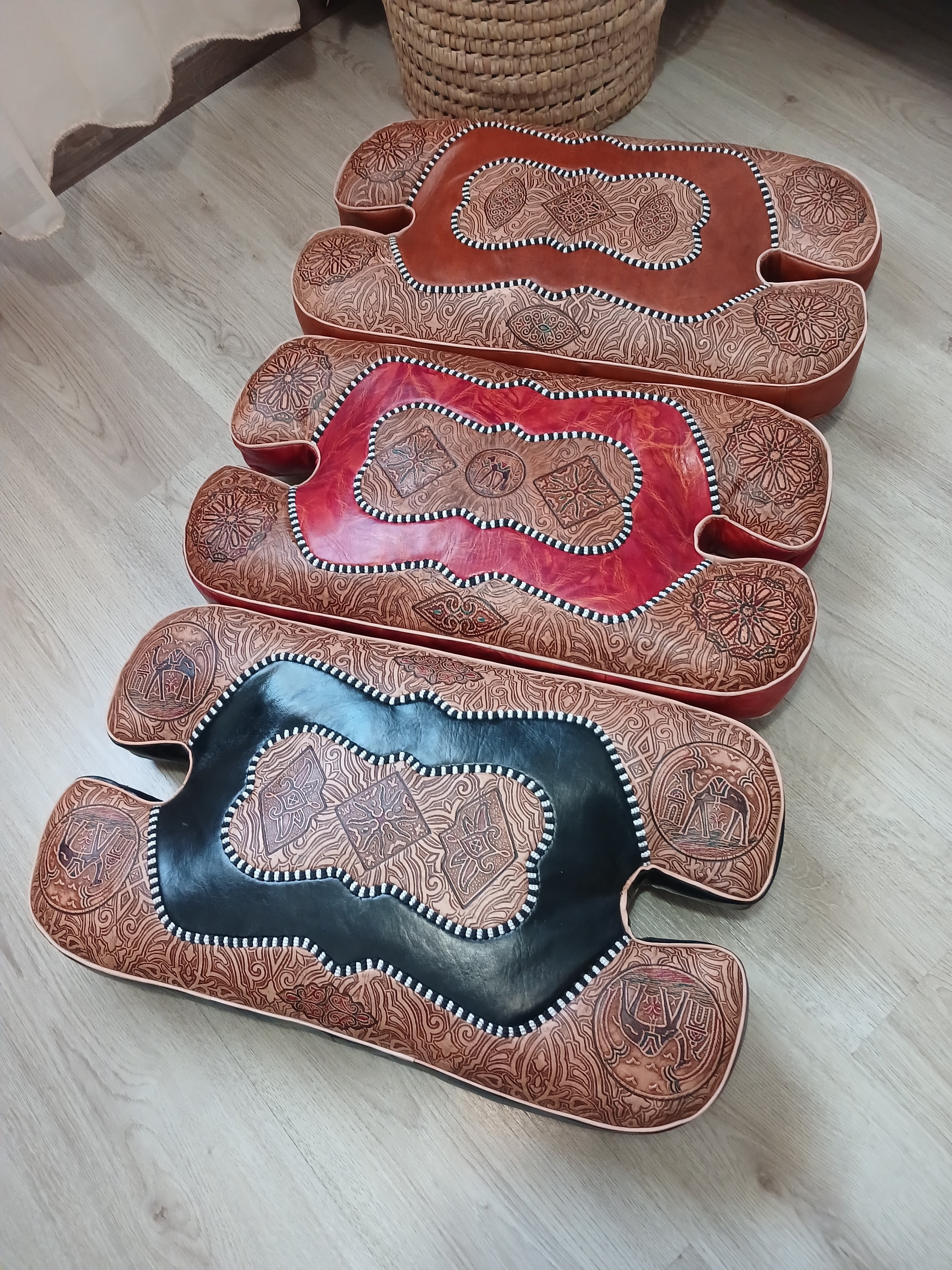 Camel Saddle Leather Seat Brown, Camel Saddle Stool, Vintage Camel