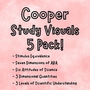 BCBA Study Visuals - 5 Pack!