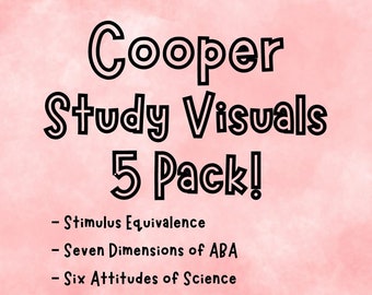 BCBA Study Visuals - 5 Pack!
