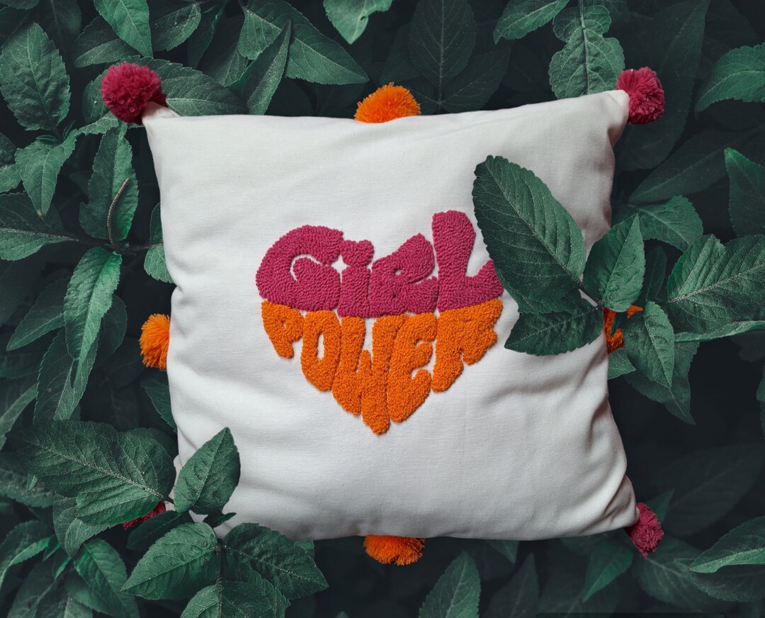 Girl Power Pillow Special Pillows for Women Special Gift Etsy