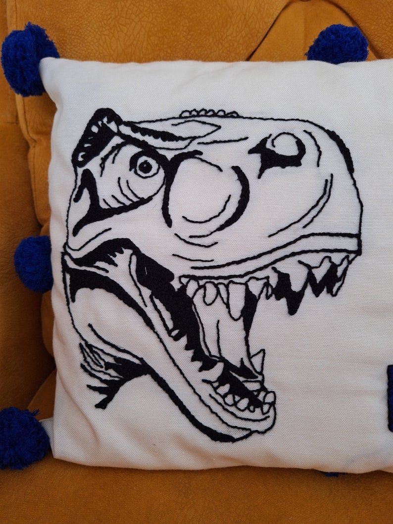 jurassic world pillow T-REX kids room decoration pillow zdjęcie 3