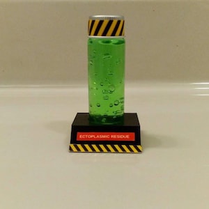 Ghostbusters Ectoplasmic Residue Replica with Vial Stand