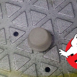 Ghostbusters/Ghostbusters 2 3D Printed White Hat Light Lens Cap