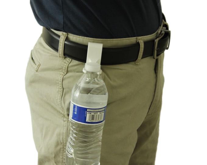 Belt Clip Water Bottle Holder, Clip on Drink Holder, Water Bottle