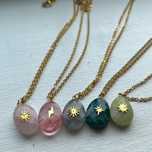 crystal pendant necklace