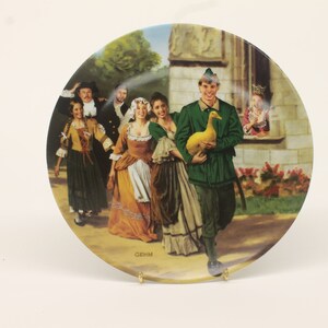 Die Goldene Gand (The Golden Goose) collectors plate, Brothers Grimm series