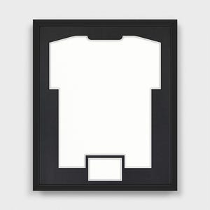 Espositore per maglie sportive, cornice in legno per maglie, cornice per esposizione maglie, appendino per maglie, cornice per maglie, scatola per ombreggiatura maglie