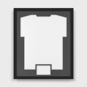 Espositore per maglie sportive, cornice in legno per maglie, cornice per esposizione maglie, appendino per maglie, cornice per maglie, scatola per ombreggiatura maglie