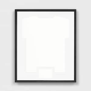 Espositore per maglie sportive, cornice in legno per maglie, cornice per esposizione maglie, appendino per maglie, cornice per maglie, scatola per ombreggiatura maglie