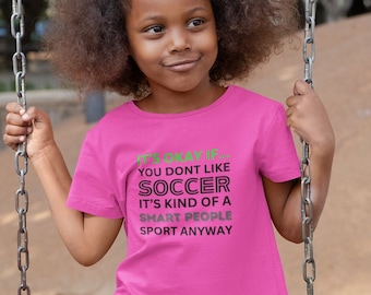 Kids soccer t-shirt Smart People Sport