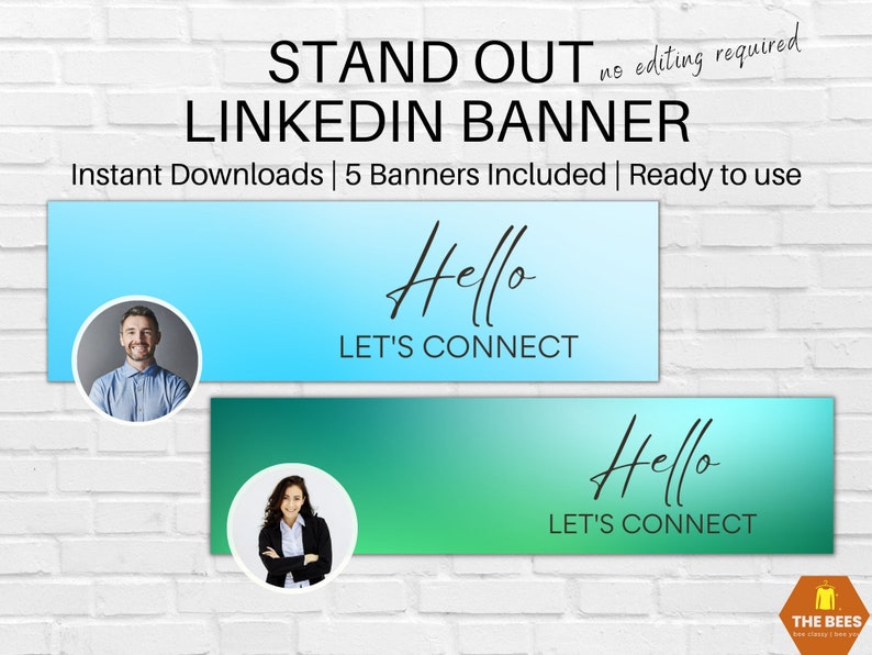 Professional Linkedin Gradient Banner Linkedin Profile Background for ...