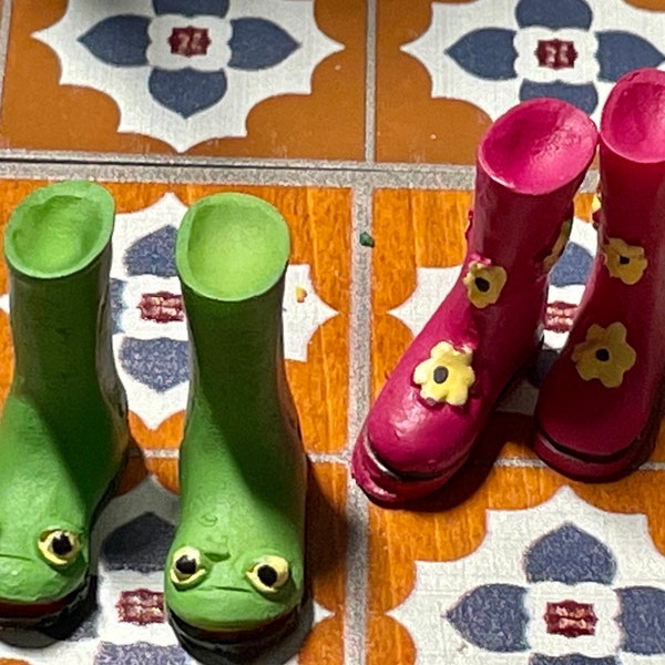 froggy rain boots