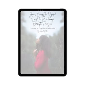 Digital Guide to Breath Prayer | Downloadable Guide to Breath Prayer | Breath Prayer How-To Guide | Printable Guide Breath Prayer