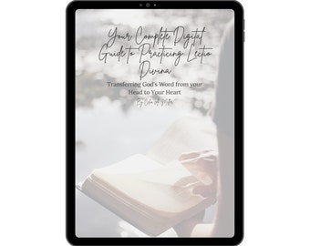 Lectio Divina Digital Guide | Lectio Divina Printable Guide | Lectio Divina Reflections