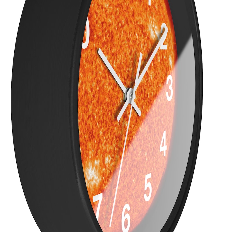 Sun Solar Wall Clock - Etsy
