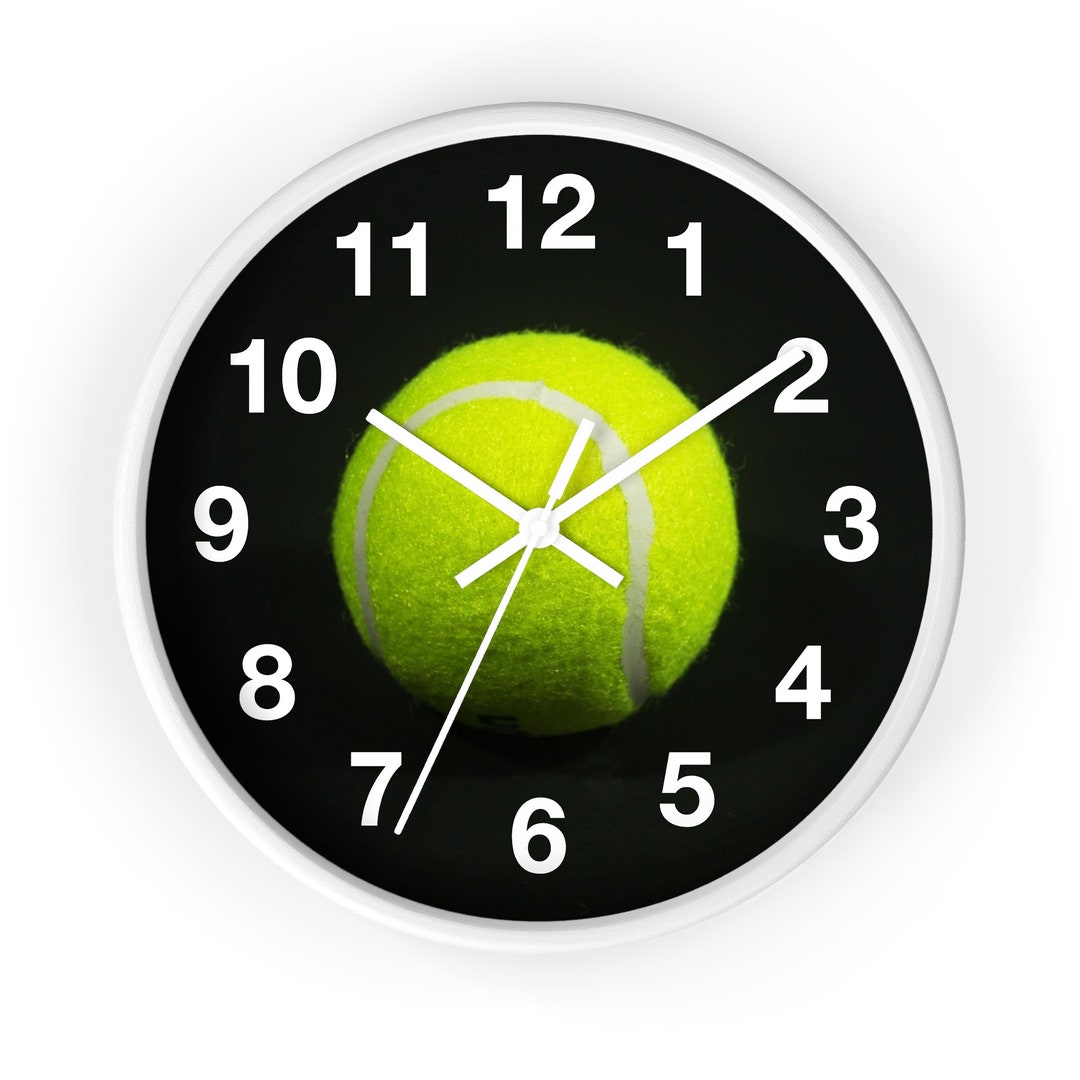 Tennis Ball Sports Wall Clock - Etsy