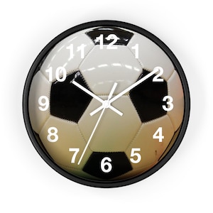 Soccer Ball Sports Wall Clock