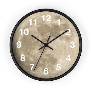 Moon Wall Clock