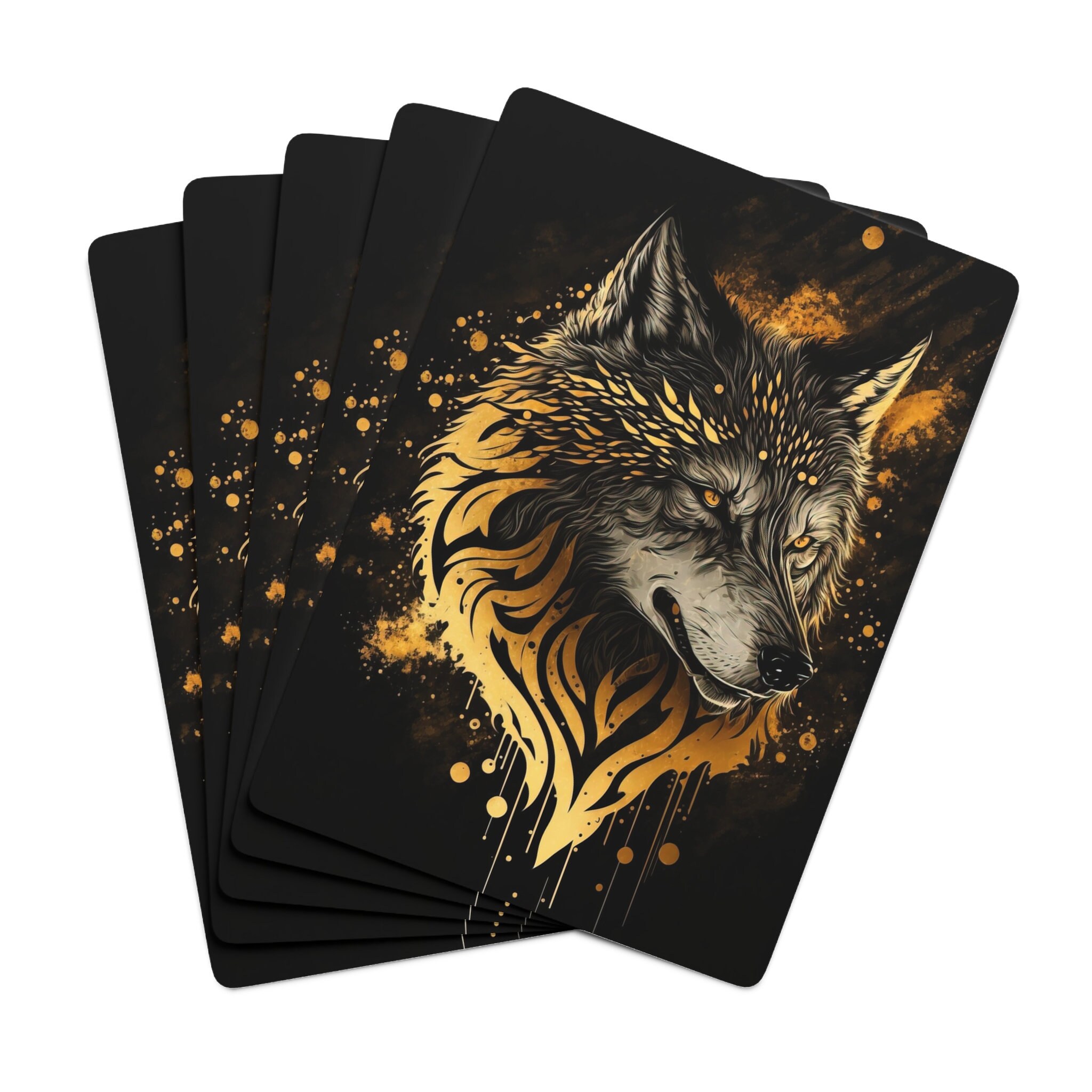 Custom Wolf and Junior Playing Card Decks - Acelion
