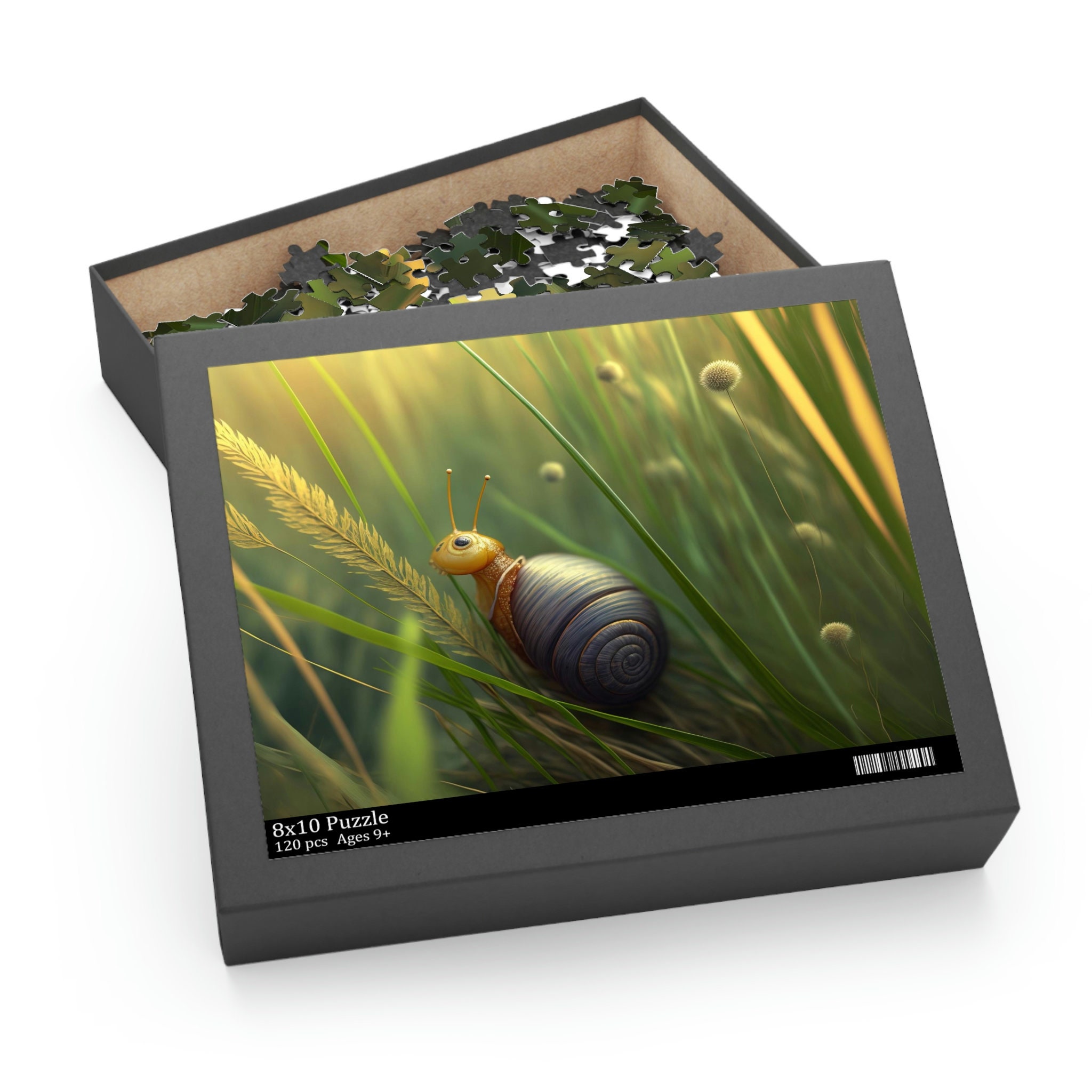 Snail in the Grass Puzzle (120, 500-Piece)