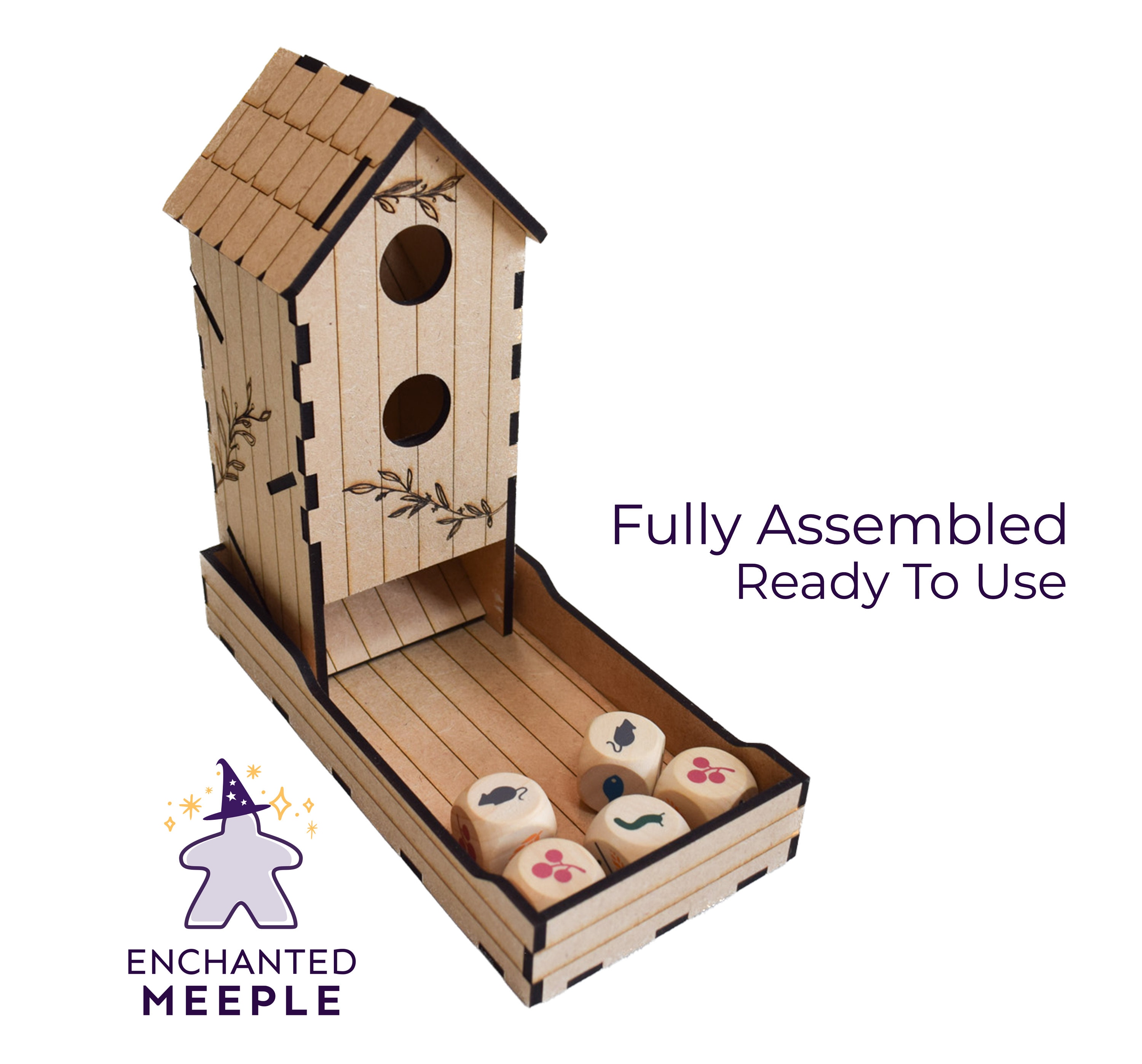 Wingspan Dice Tower Board Game Upgrade Etsy