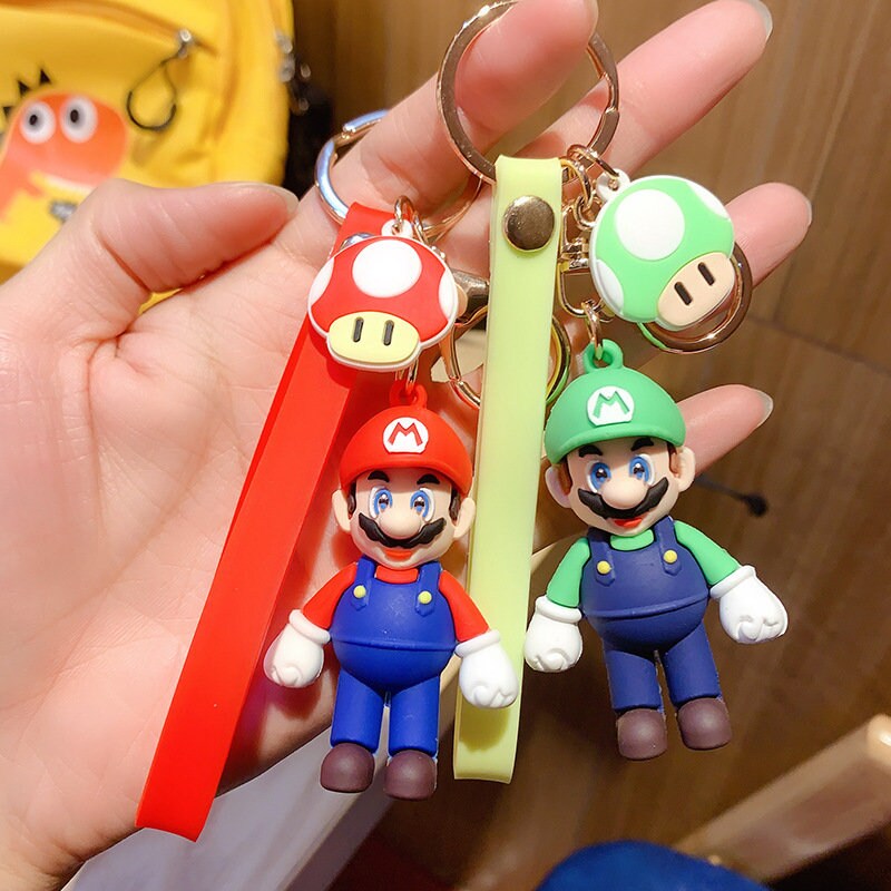 Chaveiro Super Mario Bros  Mario, Luigi, Princesa Peach, Bowser