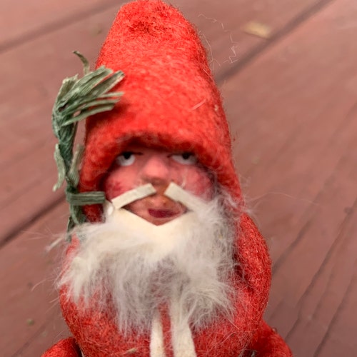 小物 emitailens Vintage Mid Century Retro Christmas 3 Knee Hugger Elf Lot