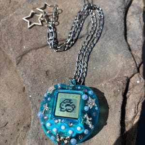Handheld Y2K Pet Game  Stainless Steel Necklace | Custom Pet Game Necklace