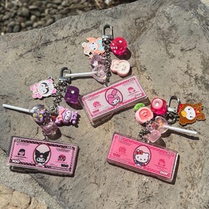 CUTE Y2K bag charm | Multicharm KEYCHAIN | Kawaii Keychain | Purse Keychain
