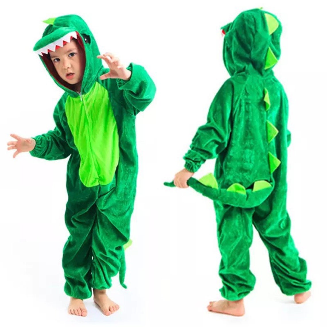 Enfants Enfant Dinosaure T-Rex Costume Cosplay Garçons image 1