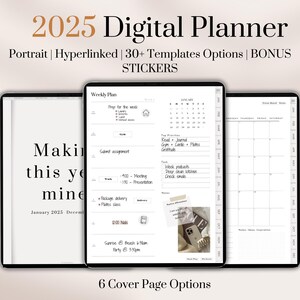 Dated Digital Planner 2025, 2025 Digital Planner, 2025 Digital Planner Goodnotes, Good notes Planner, IPad Digital Planner, Ultimate Planner