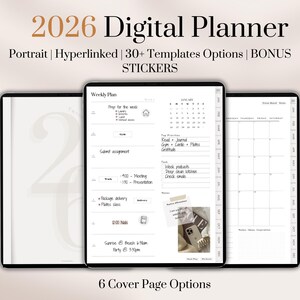 2026 Digital Planner, 2026 Goodnotes Planner, Dated Digital Planner, IPad Planner,Academic Planner, Notion Planner, adha Planner, Goodnotes