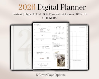 2026 Digital Planner, 2026 Goodnotes Planner, Dated Digital Planner, IPad Planner,Academic Planner, Notion Planner, adha Planner, Goodnotes