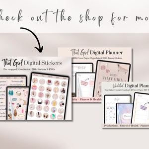 Good Notes Stickers, Digital Sticker Pack, School Planner Stickers ...