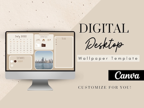 Desktop Wallpaper Computer Wallpaper Desktop Organizer - Etsy