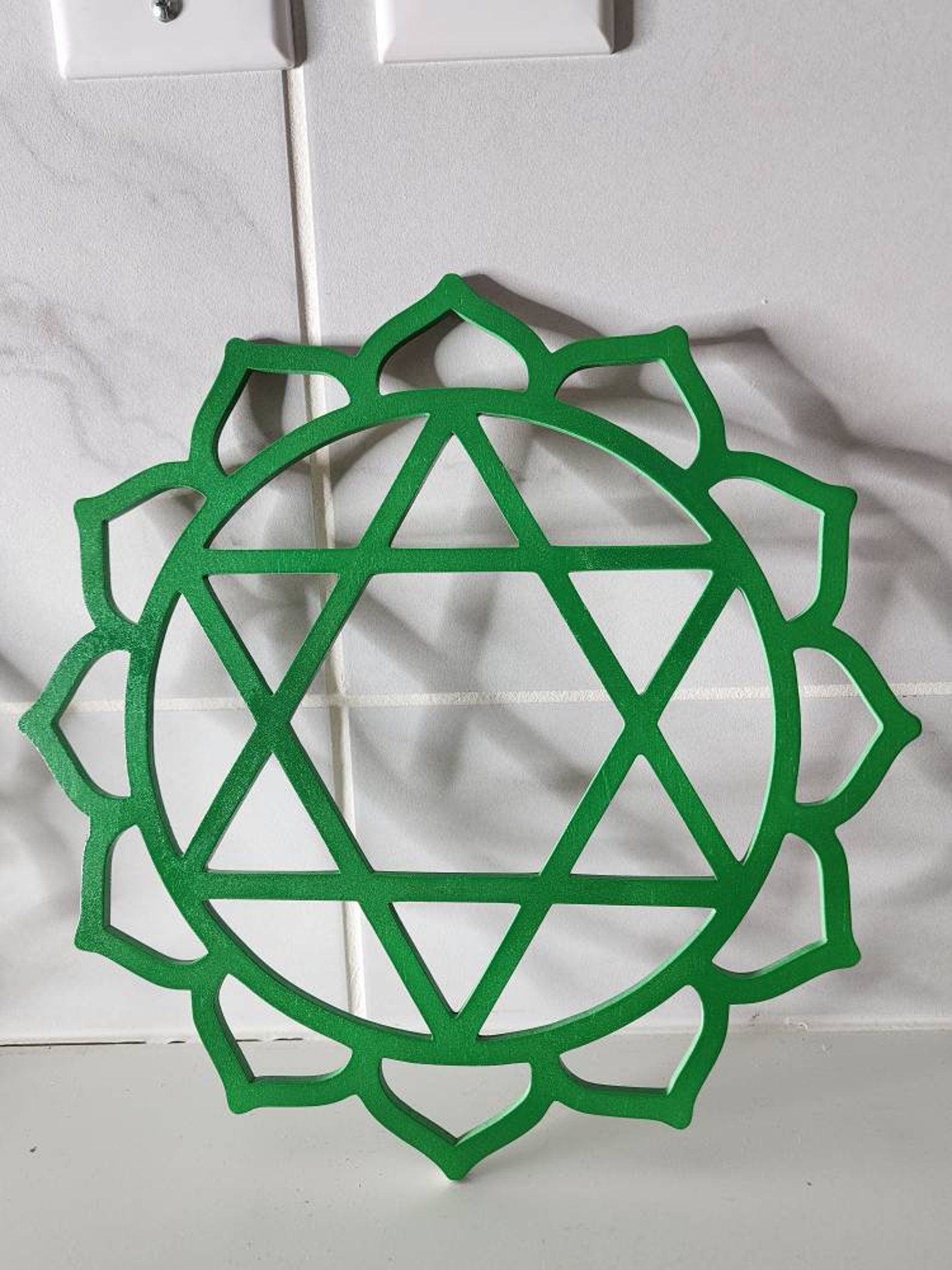 Chakra Symbols Set of 7 Wall Decor, Meditation Wall Art, Chakra Wall