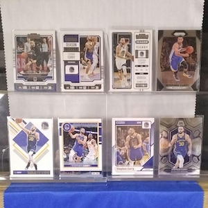 8 Base Cards Stephen Curry Collection