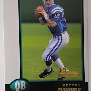 1998 Bowman Peyton Manning Rookie Card #1