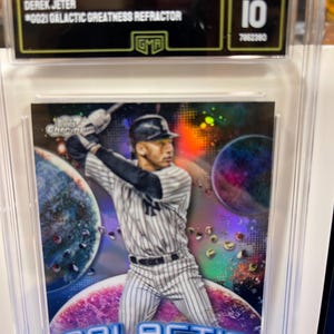 Derek Jeter 2024 Topps Cosmic Chrome #GG21 Galactic Greatness Refractor Gem Mt 10
