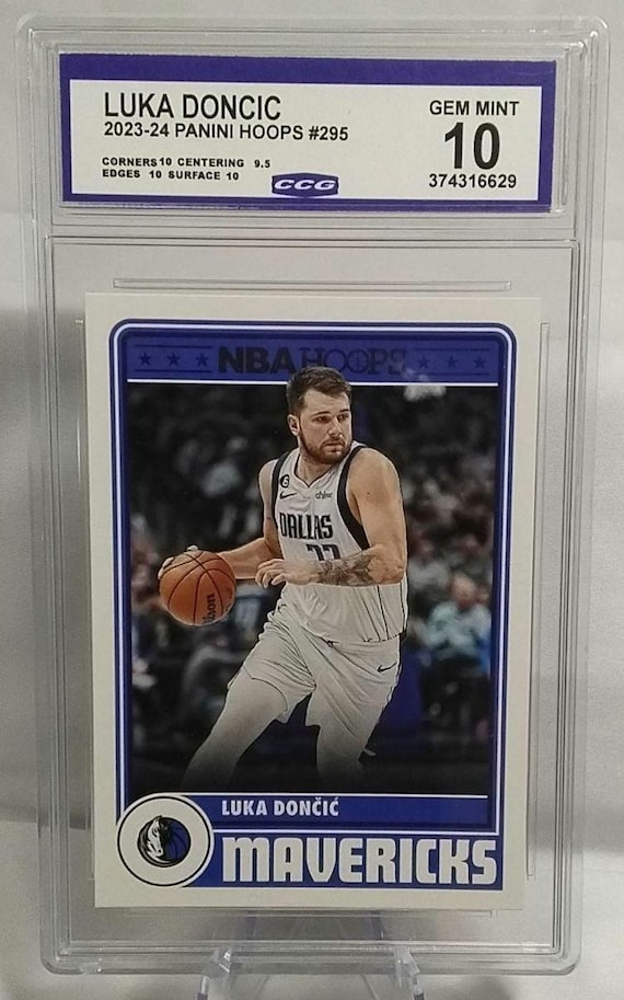 Luka Doncic 2023-24 Panini Hoops #295 Gem Mint 10