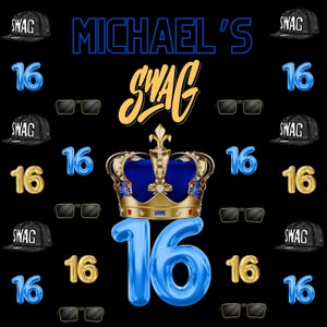 Custom Birthday backdrop, Custom Step and repeat, Prom , Sweet 16 backdrop, Customizable Birthday banner, Graduation Backdrop, Backdrops