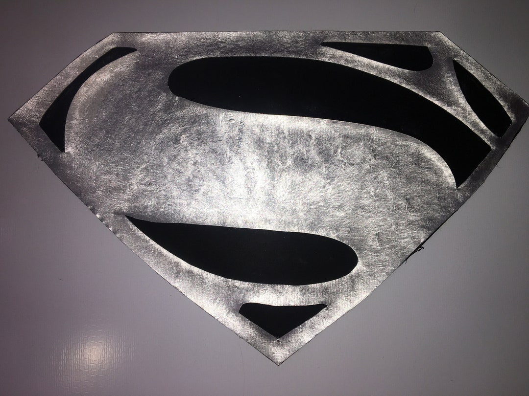 Superman Emblem thick Version - Etsy