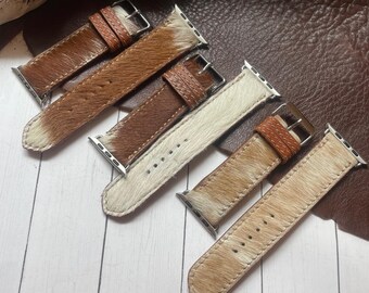 Apple Watch Band: Western Cowhide Leather 42 44 45 mm