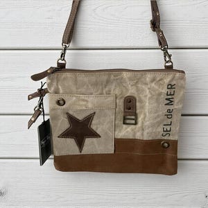 Myra Bag Western Leather Shoulder Bag For Women - Upcycled Canvas Crossbody Bag Vibrant Laces - Product Details