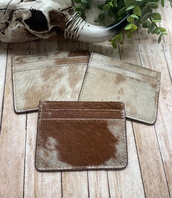 Credit Card Wallet Western Hair on Hide Cowhide Myra Bag  display picture 1