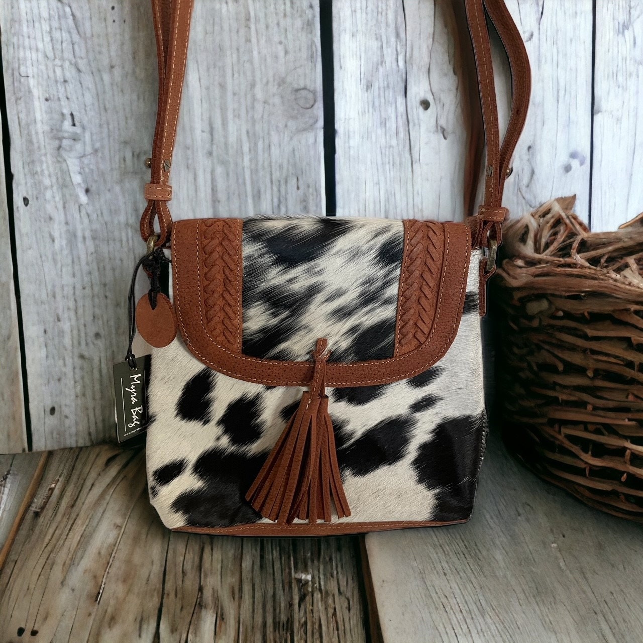Myra Bag Women’s Cowhide Leather Purse/Backpack Rodeo Myra Bag Women main image 4