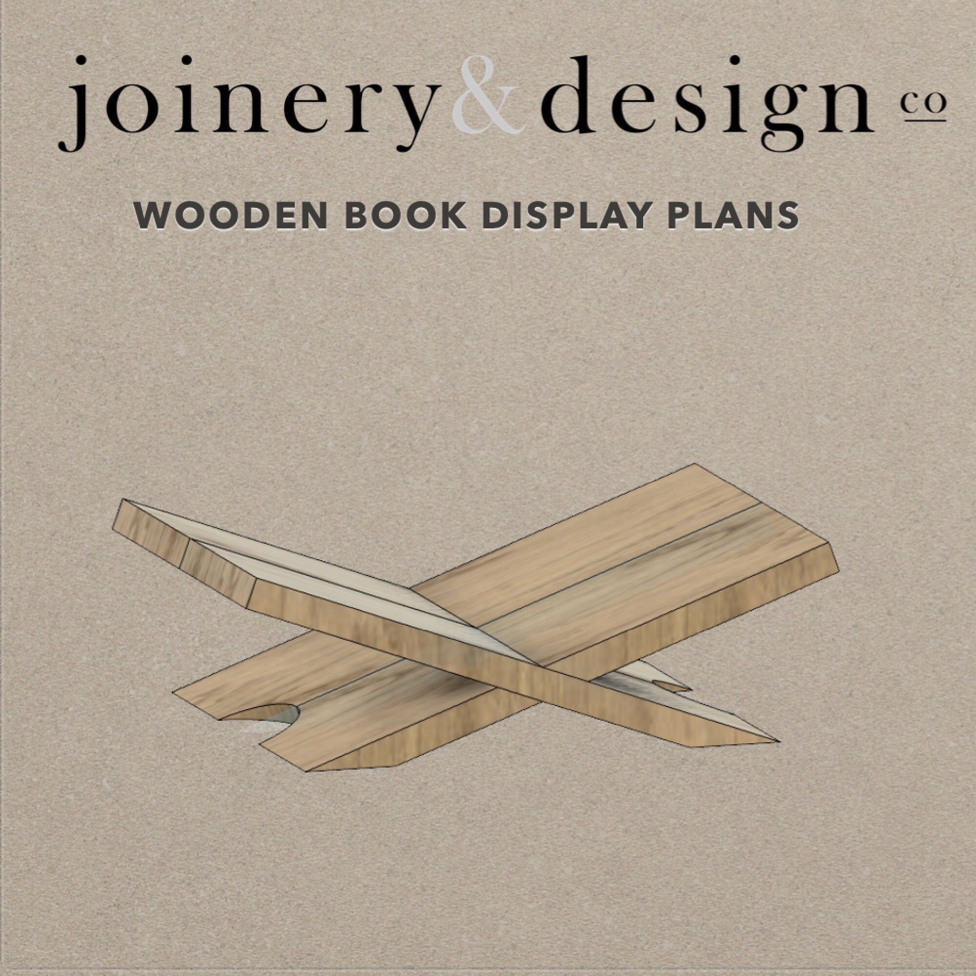 Wood Book Display Plans Wooden Book Stand Plans Studio Etsy